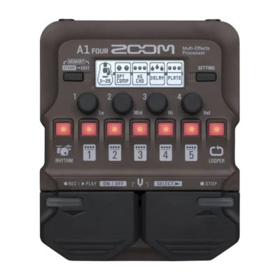 PEDALERA MULTIEFECTO PARA ACÚSTICA ZOOM A1 FOUR