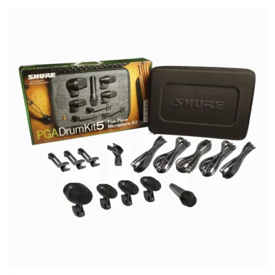 SET DE MICROFONOS SHURE PGADRUMKIT5