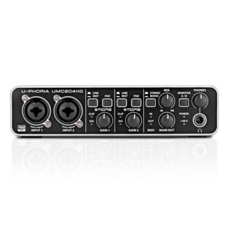 INTERFACE/PLACA DE AUDIO EXTERNA BEHRINGER U-PHORIA UMC204HD