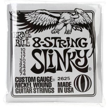 ENCORDADO PARA GUITARRA ELECTRICA 8 CUERDAS ERNIE BALL 0.10