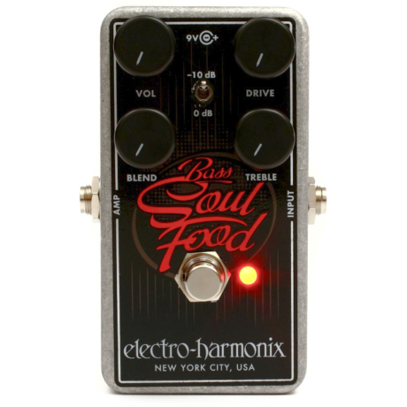 pedal de distorsion electro harmonix BASS SOUL FOOD para bajo