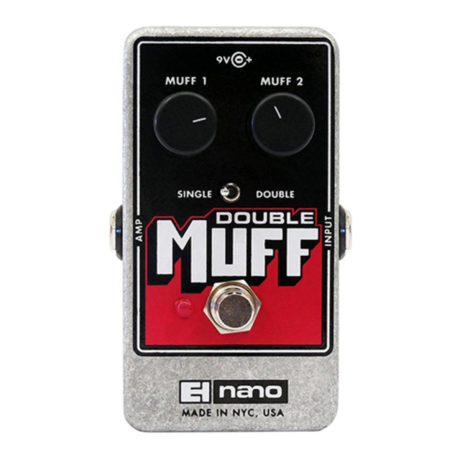 pedal de distorsion electro harmonix DOUBLE MUFF para guitarra