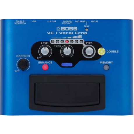 pedal de reverb boss VE1 para voz