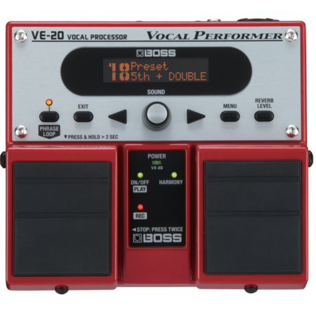 pedal multiefecto boss VE20 para voz
