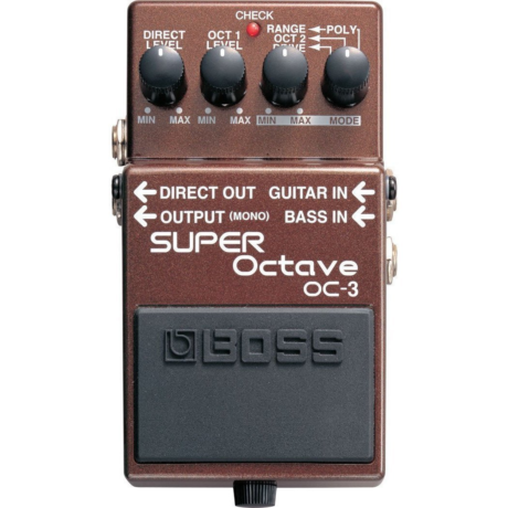 pedal octavador boss OC3 para guitarra y bajo