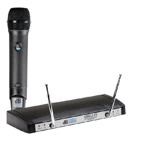 SISTEMA INALAMBRICO MICROFONO DB TECHNOLOGIES PU860