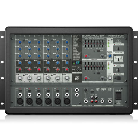 MIXER POTENCIADA 6 CANALES BEHRINGER
