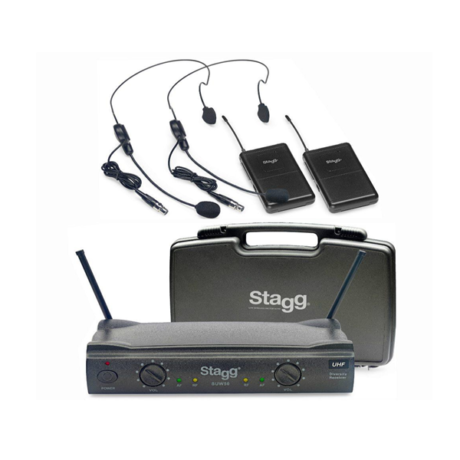 SISTEMA INALAMBRICO MICRO DOBLE VINCHA STAGG SUW50HH