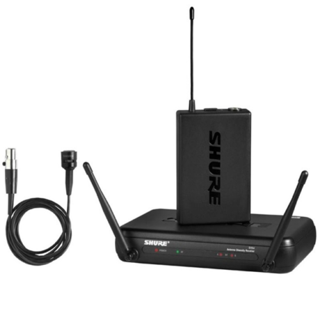SISTEMA INALAMBRICO MICROFONO CORBATERO SHURE