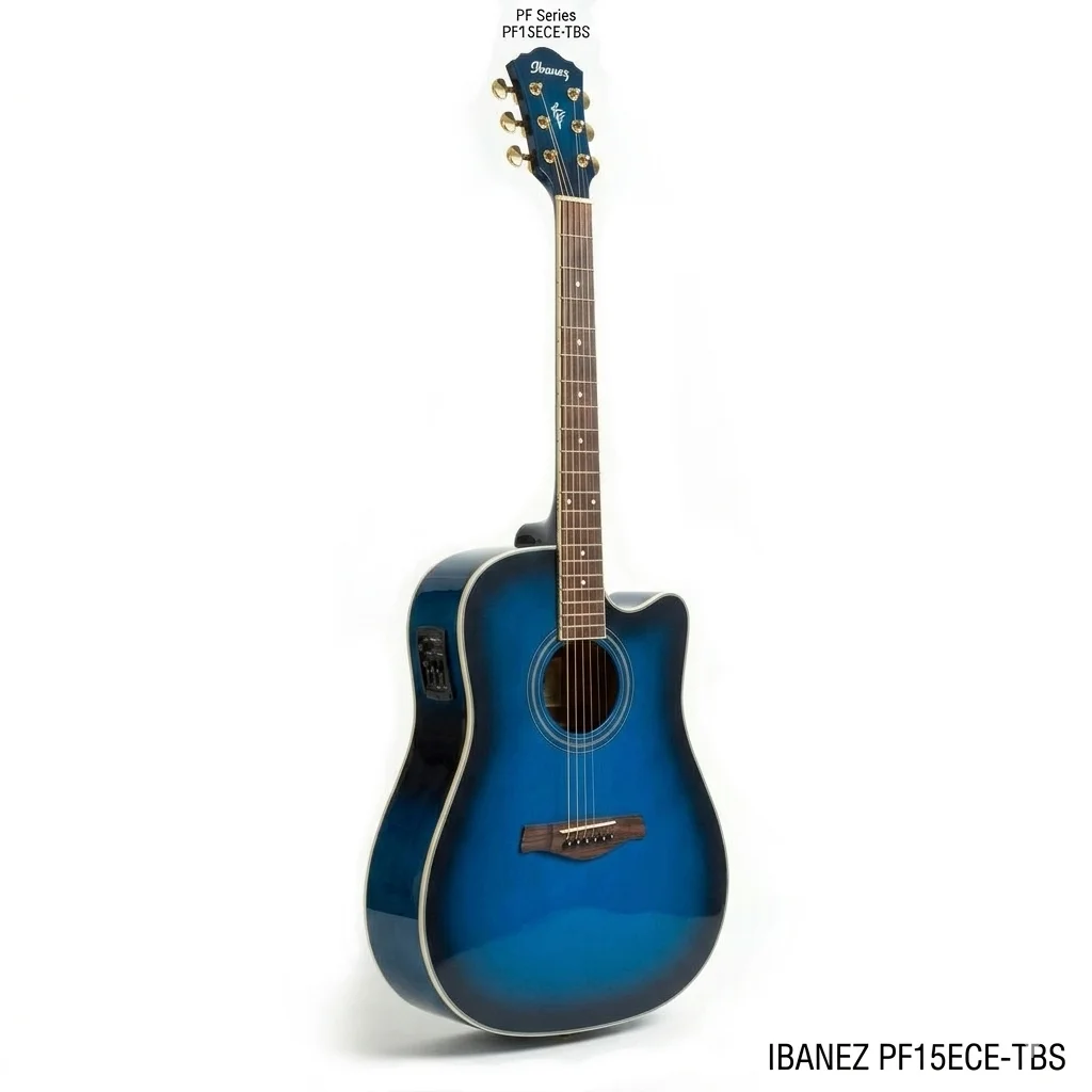 GUITARRA ACUSTICA C/ECUALIZADOR IBANEZ PF15ECETBS 