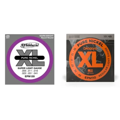 Encordado D'Addario eléctrica Pure Nickel (EPN120 - EPN110)