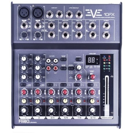 MIXER 10 CANALES FIVE0 10FX