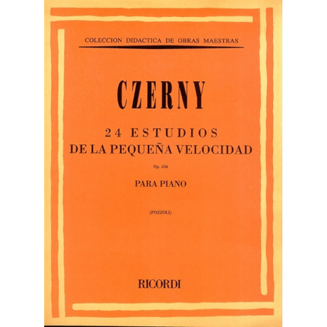 24 ESTUDIOS DE LA PEQUEÑA VELOCIDAD - CZERNY (PIANO)