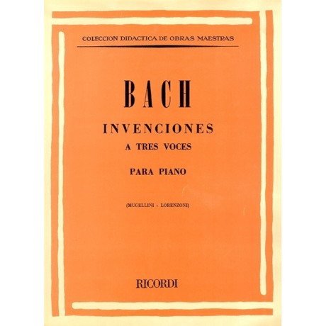 INVENCIONES A TRES VOCES - BACH