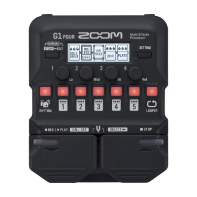 PEDALERA MULTIEFECTO P/GUITARRA ZOOM G1 FOUR