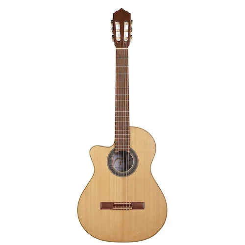 Guitarra clásica con ecualizador Fonseca 40KECZ zurda