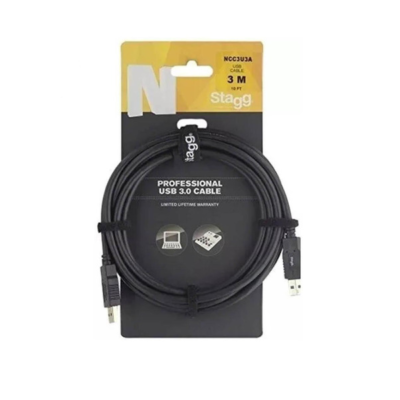CABLE STAGG USB-USB 3M NCC3U3A