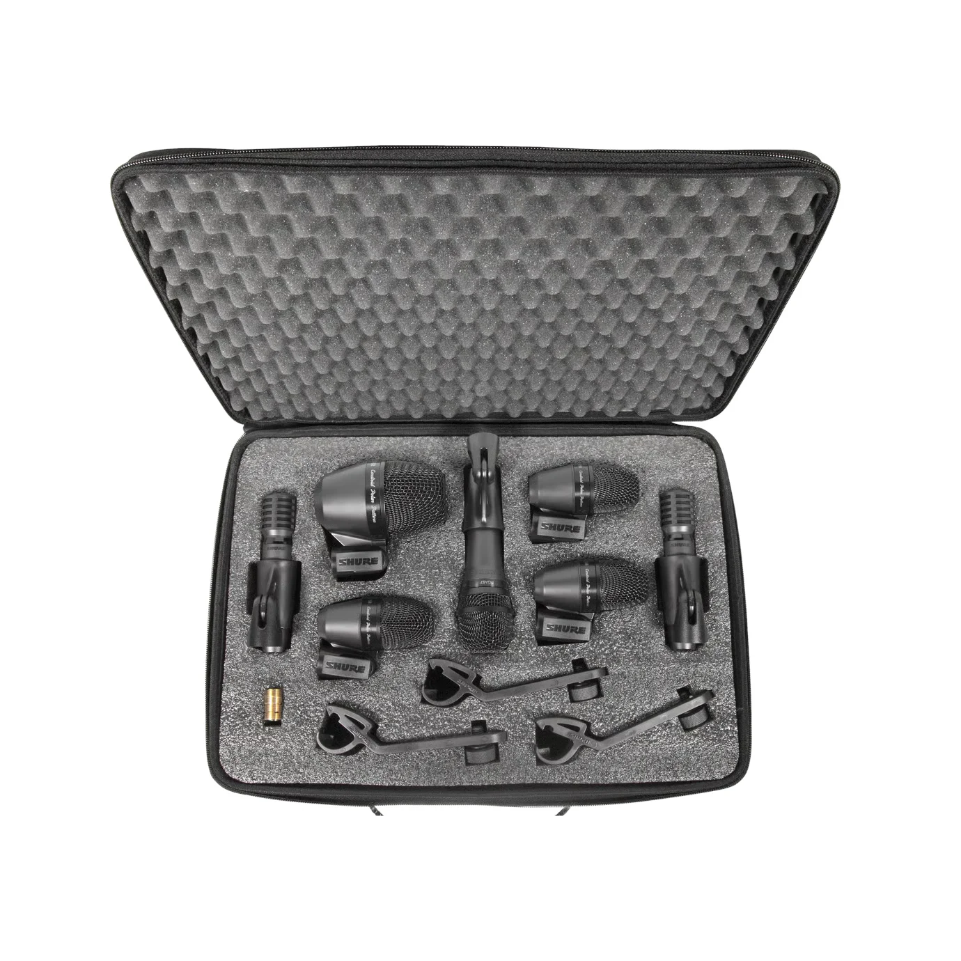 SET DE MICRÓFONOS PARA BATERÍA SHURE PGADRUMKIT7