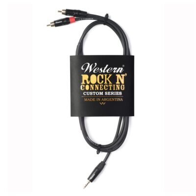 CABLE MINIPLUG STEREO-RCA WESTERN