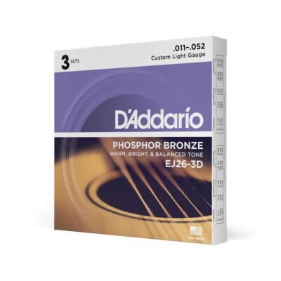 ENCORDADO ACÚSTICA D’ADDARIO PHOSPHOR BRONZE ENCORDADO ACÚSTICA D'ADDARIO PHOSPHOR BRONZE