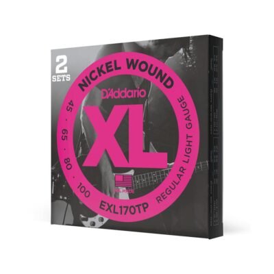 ENCORDADO BAJO D'ADDARIO XL NICKEL TWO-PACK