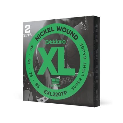 ENCORDADO BAJO D’ADDARIO XL NICKEL TWO-PACK ENCORDADO BAJO D'ADDARIO XL NICKEL TWO-PACK