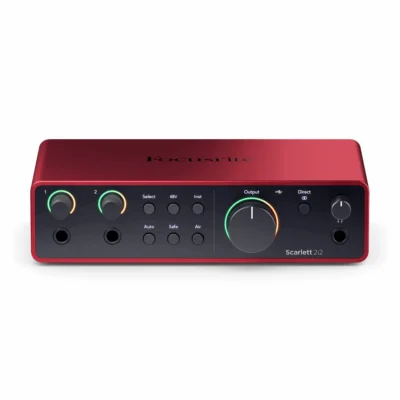 INTERFACE DE AUDIO FOCUSRITE SCARLETT 2I2 4TA GEN INTERFACE DE AUDIO FOCUSRITE SCARLETT 2I2 4TA GEN
