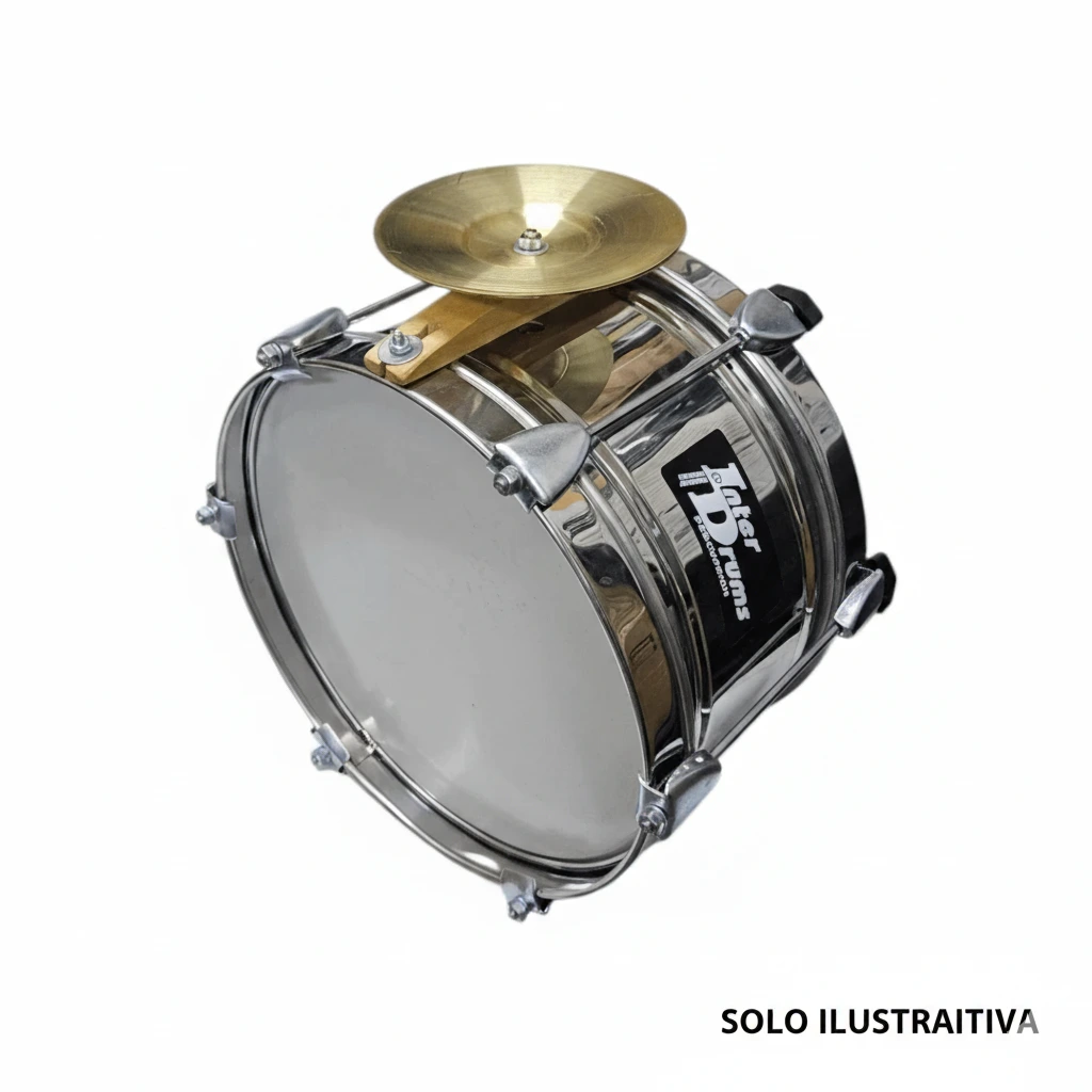 BOMBO DE MURGA INFANTIL INTERDRUMS ACERO INOXIDABLE S/PLATILLO BOMBO DE MURGA INFANTIL INTERDRUMS ACERO INOXIDABLE S/PLATILLO