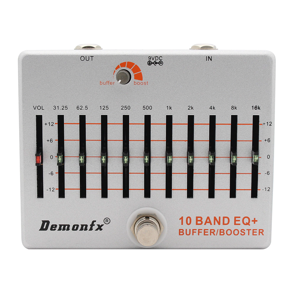 PEDAL ECUALIZADOR DEMONFX 10 BAND EQ+