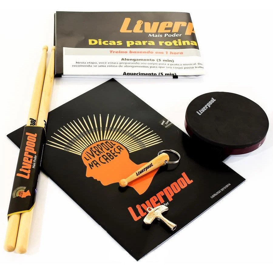 KIT DE PRÁCTICA DE BATERÍA LIVERPOOL