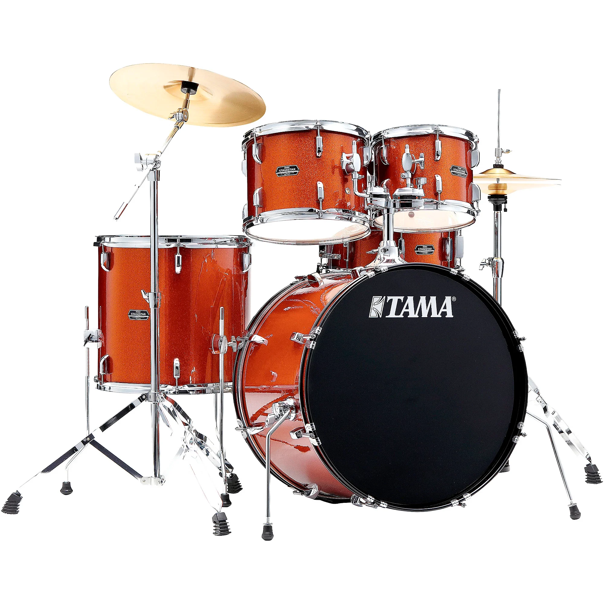 BATERÍA ACÚSTICA 5 CUERPOS TAMA STAGESTAR CON PLATILLOS