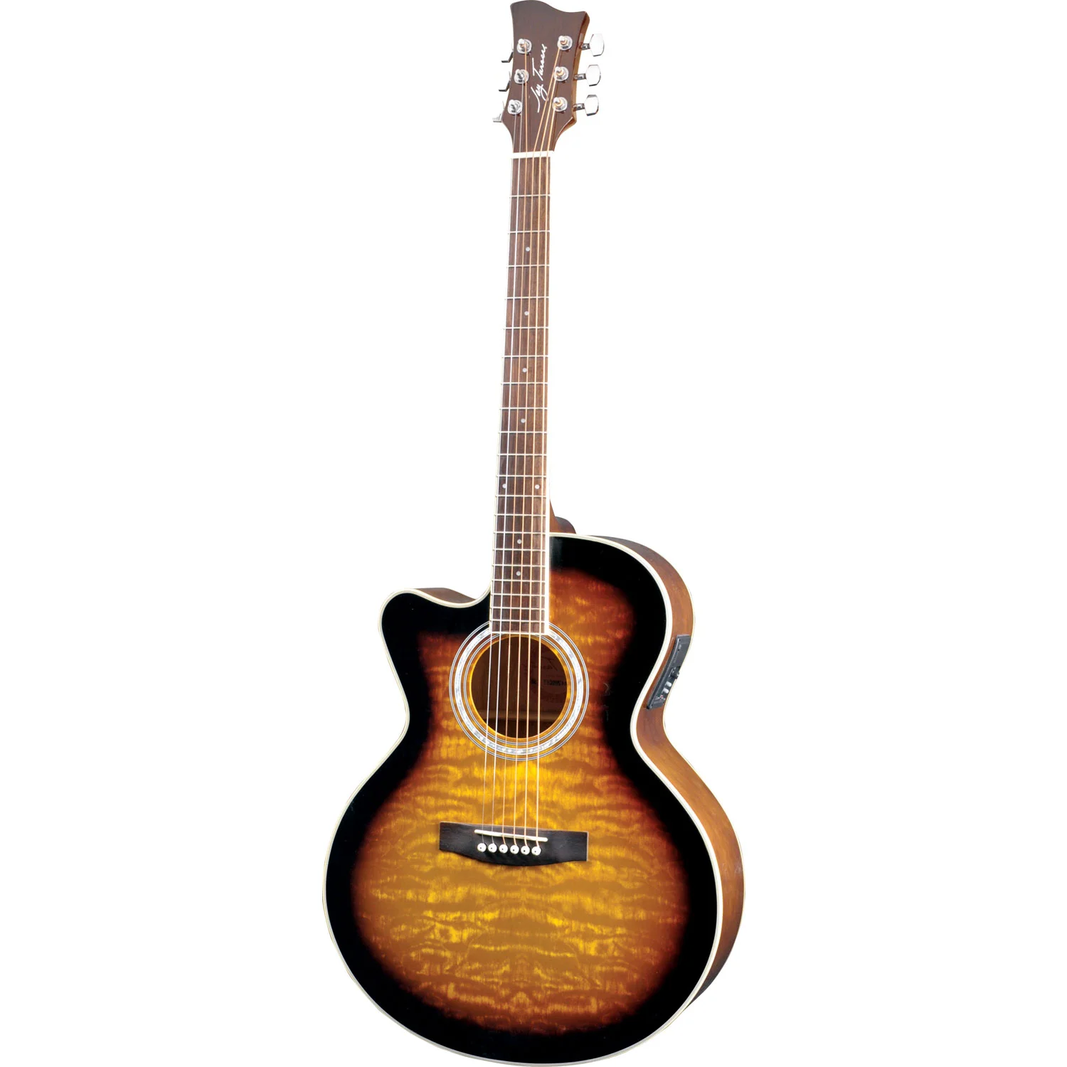 GUITARRA ELECTROACÚSTICA JAY TURSER JTA-424QCET-LH ZURDA