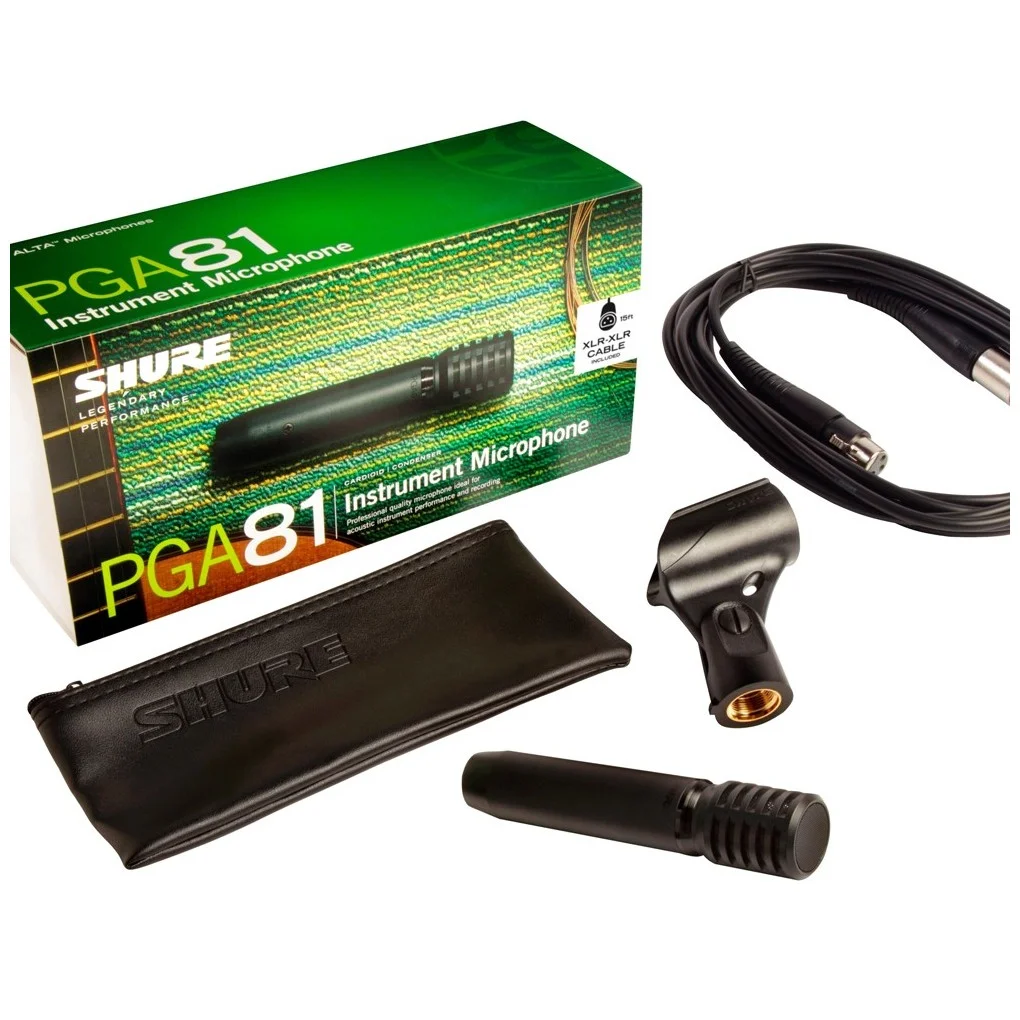 MICRÓFONO CONDENSER SHURE PGA81-XLR