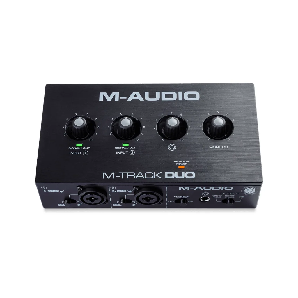 INTERFACE DE AUDIO M-AUDIO M-TRACK DUO INTERFACE DE AUDIO M-AUDIO M-TRACK DUO