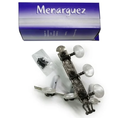 CLAVIJERO MENARGUEZ CLASICA CROMADO/NEGRO (NAC) CLAVIJERO MENARGUEZ CLASICA CROMADO/NEGRO (NAC)