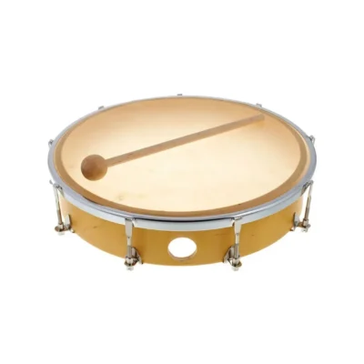 PANDERO SONOR AFINABLE CUERO CON GOLPEADOR