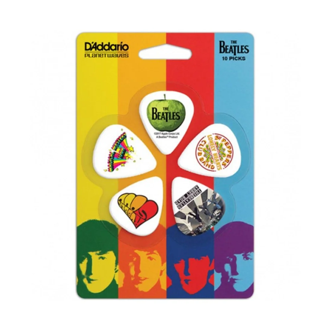 PUAS PLANET WAVES PACK X10 MEDIUM THE BEATLES ALBUM