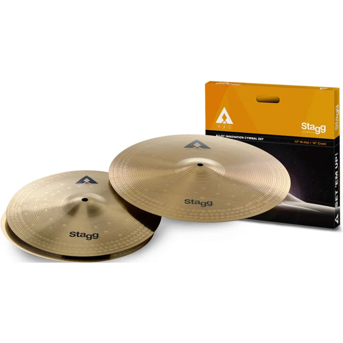 SET DE PLATILLOS STAGG HI-HAT Y CRASH