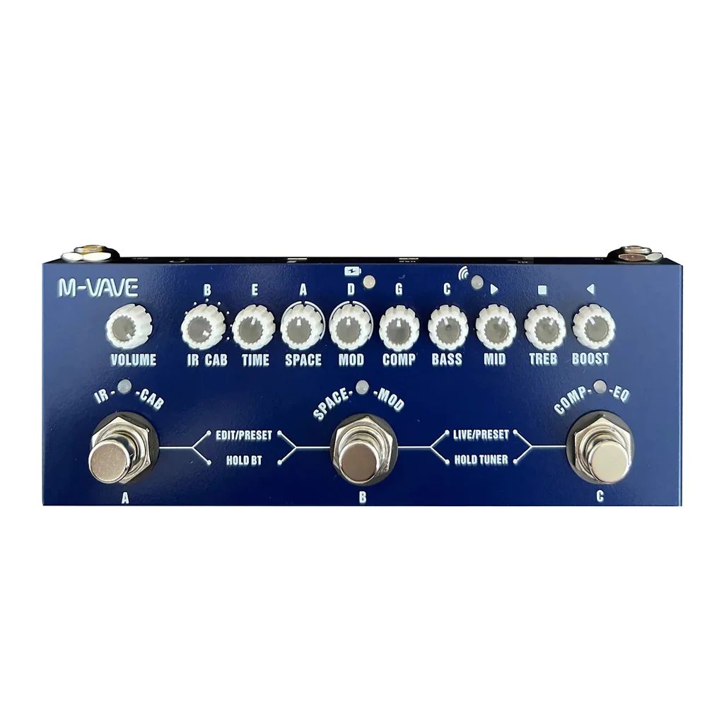 PEDALERA M-VAVE MULTIEFECTO P/BAJO