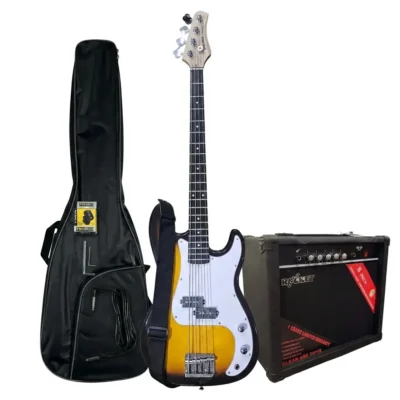 COMBO OFERTA! BAJO + FUNDA + AMPLIFICADOR + ACCESORIOS
