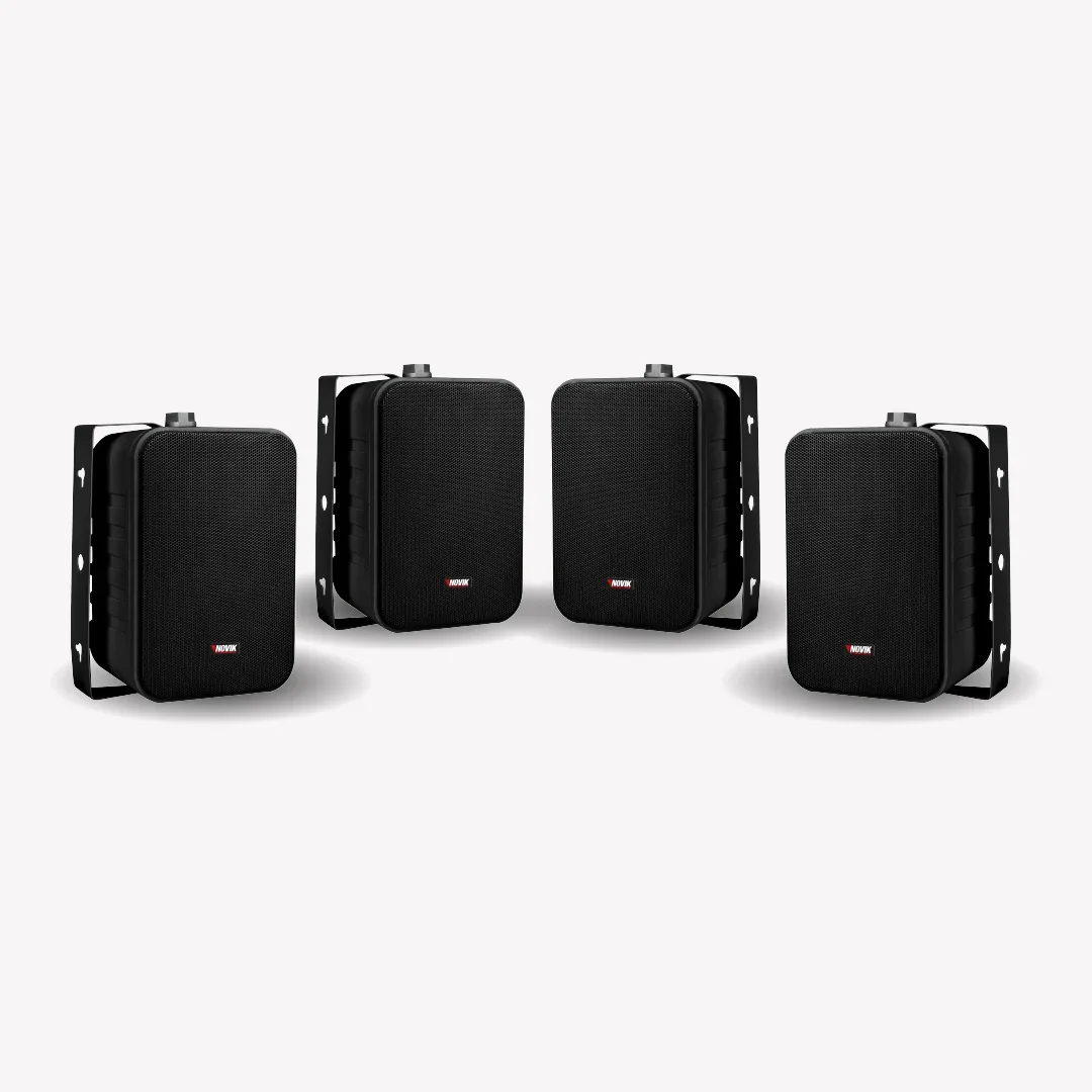Sistema de sonido ambiental Novik Mount Set con 4 parlantes