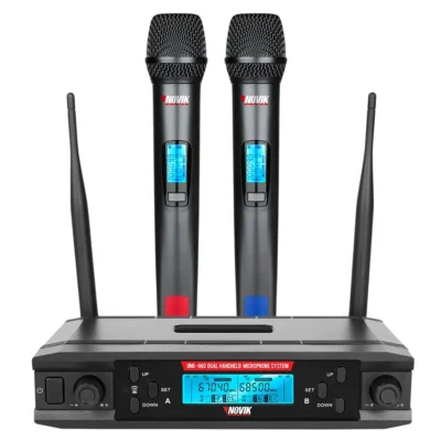 Sistema inalámbrico doble de mano Novik UNK-660