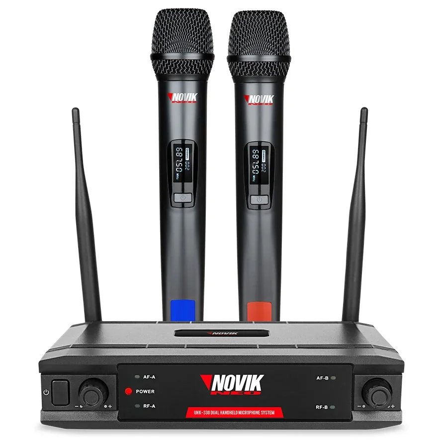 Sistema inalámbrico doble de mano Novik UNK-330