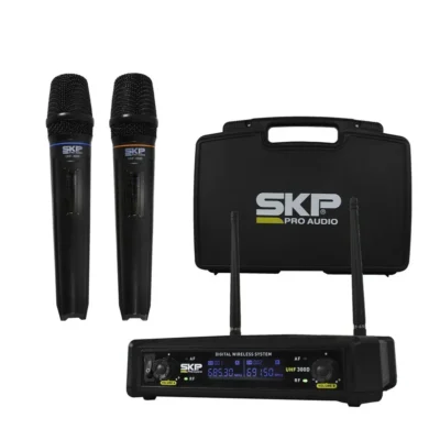 Sistema inalámbrico doble de mano SKP UHF-300D