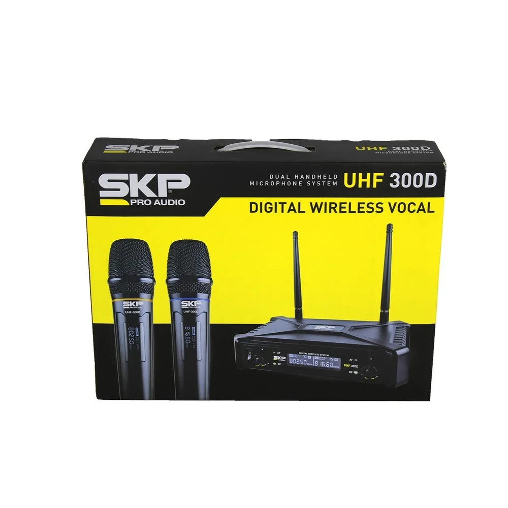 Sistema inalámbrico doble de mano SKP UHF-300D