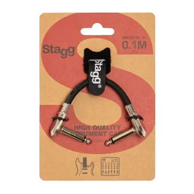 Cable interpedal plano Stagg SPC010LFL de 10 cm