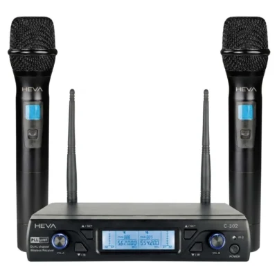 Sistema inalámbrico doble de mano Heva C302