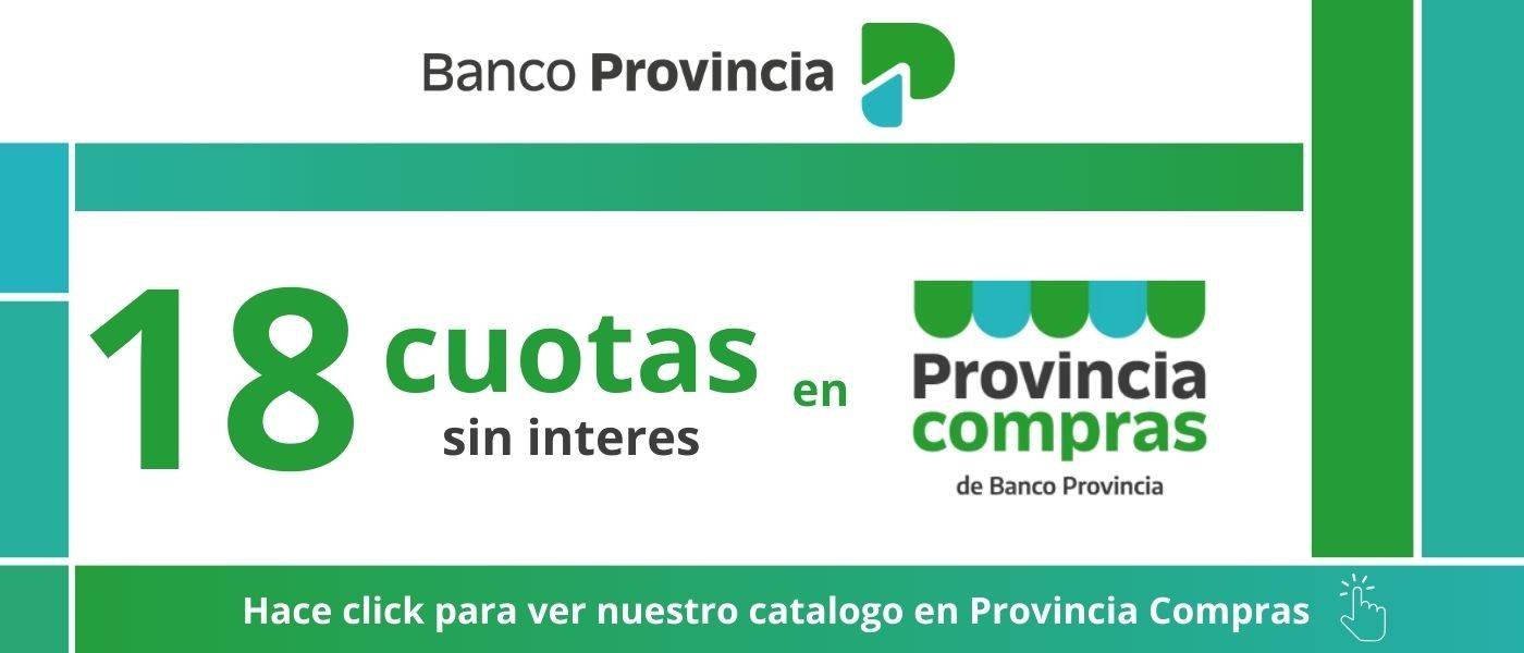 18 CUOTAS SIN INTERES PROVINCIA
