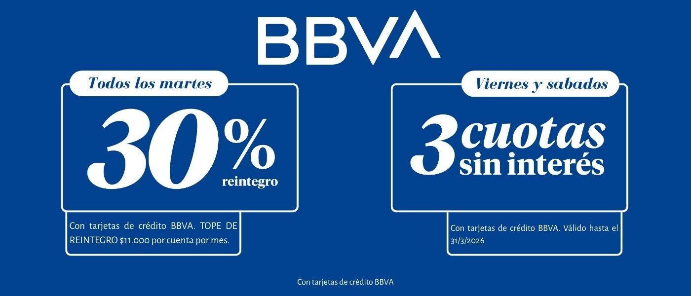 frances 30% y 3 cuotas sin interes